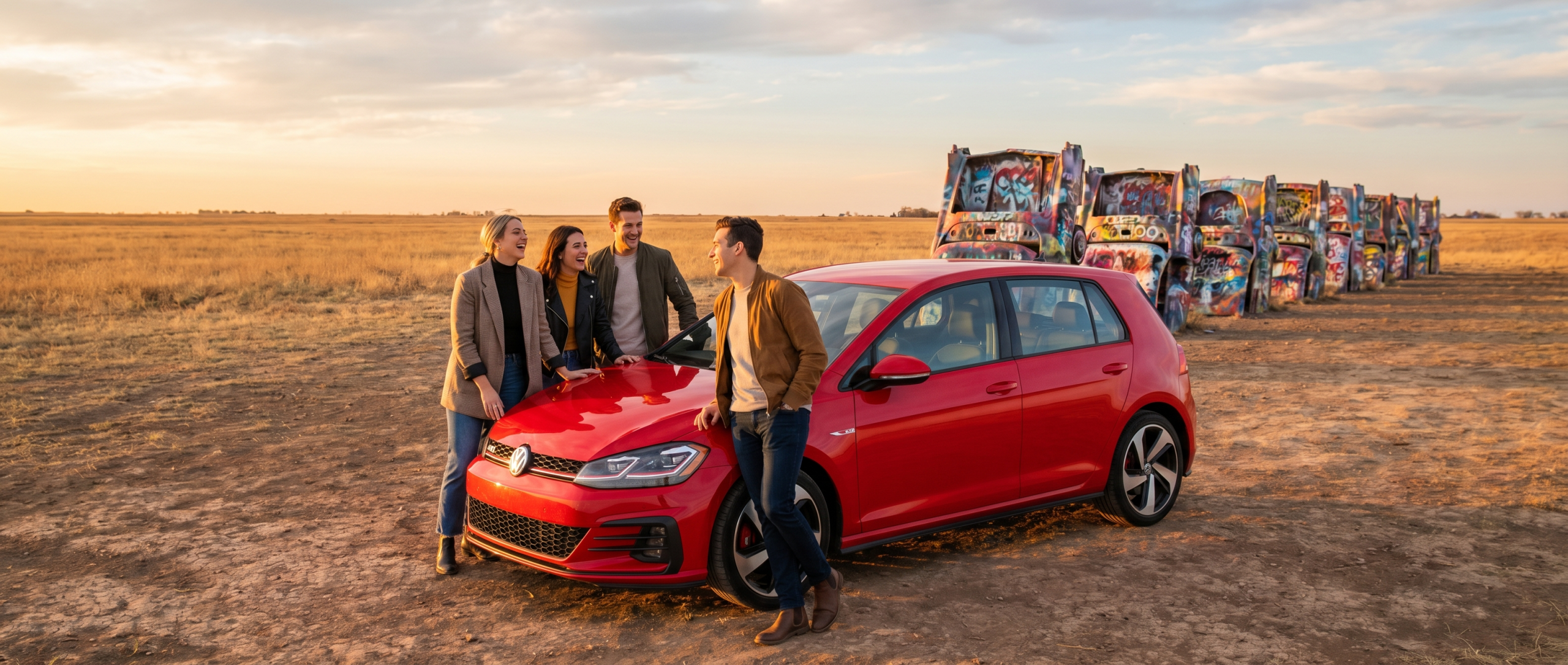 Volkswagen Golf GTI performance hatchback popular with young drivers in Amarillo TX