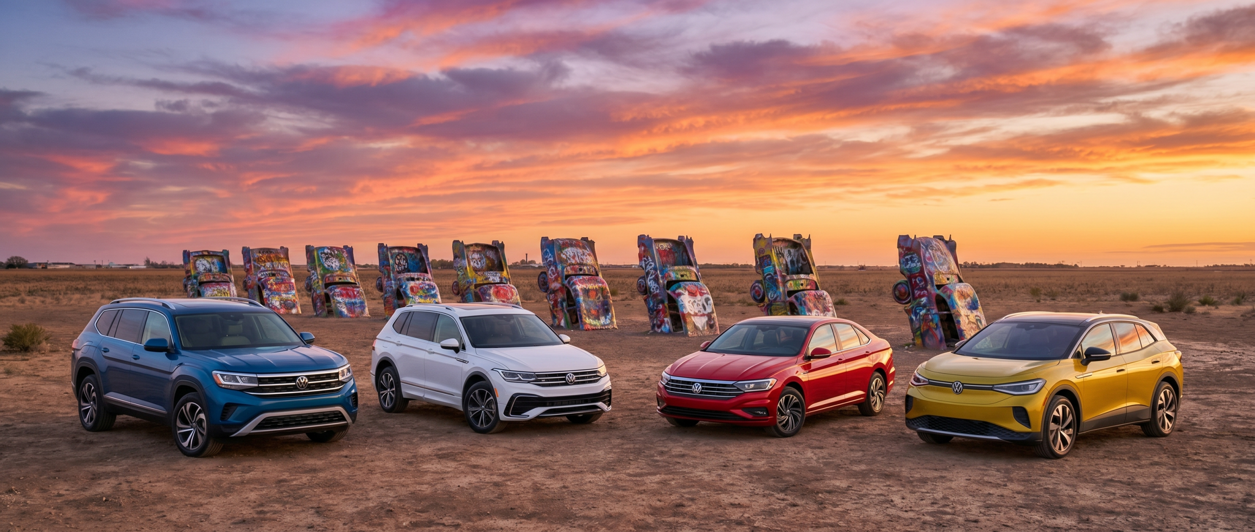 Volkswagen vehicle lineup for Texas drivers near Bell Street in Amarillo, TX