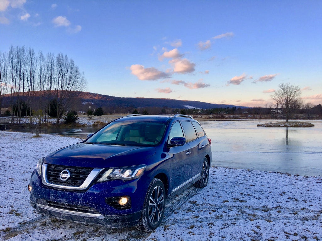 A 2017 Nissan Pathfinder using the new Xtronic CVT | McGavock Nissan Lubbock