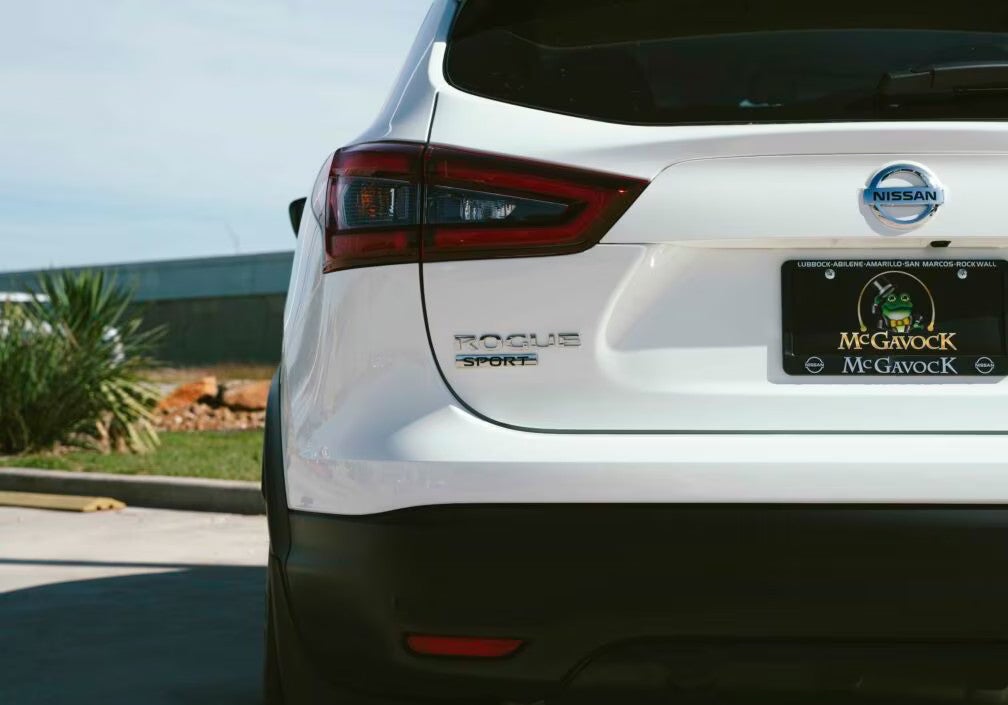 Back View Of Nissan with McGavock License Plate