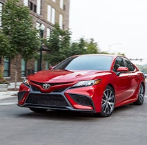 Model Features of the 2022 Toyota Camry at Bennett Toyota of Lebanon | Camry turns on main street