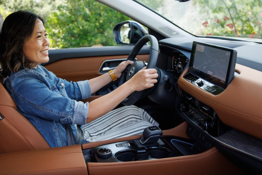 2024 Nissan Rogue driving