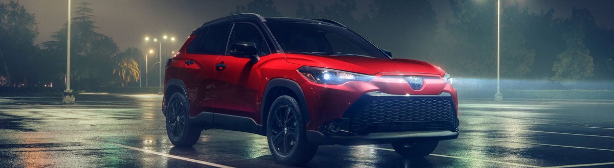 2025 Toyota Corolla Cross in Soul Red Crystal