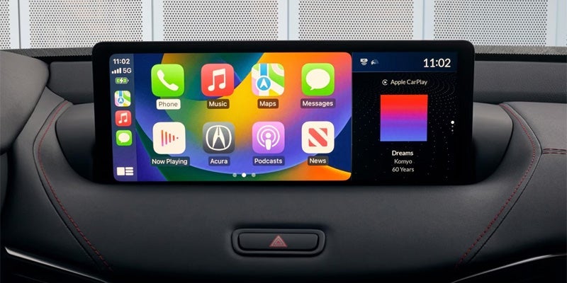 Acura TLX LCD screen, infotainment