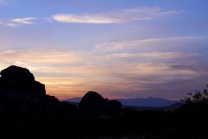 A beautiful sunset in Hueco Tanks State Park | Fox Acura of El Paso