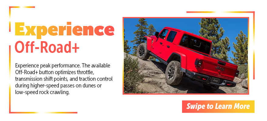 New Jeep Gladiator Experience Off-Road+