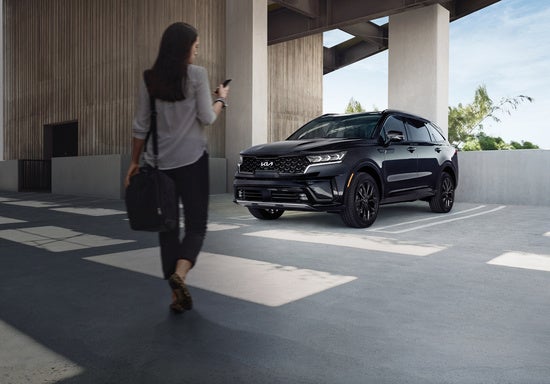 New Kia Sorento showcasing its sleek design.