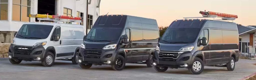 2025 Ram ProMaster EV Cargo Van.