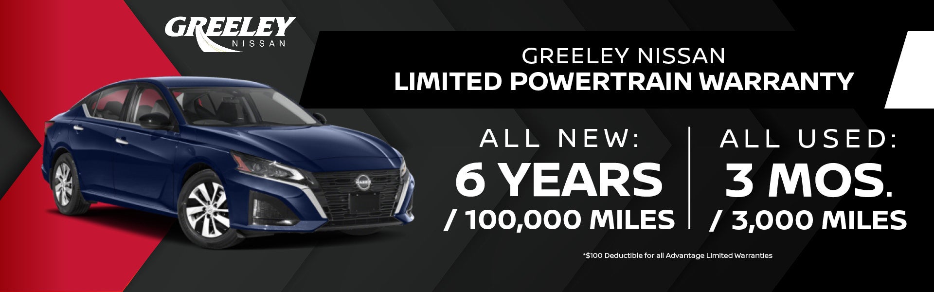 Ford Advantage Limited Warranty Banner