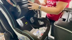 Open carseat