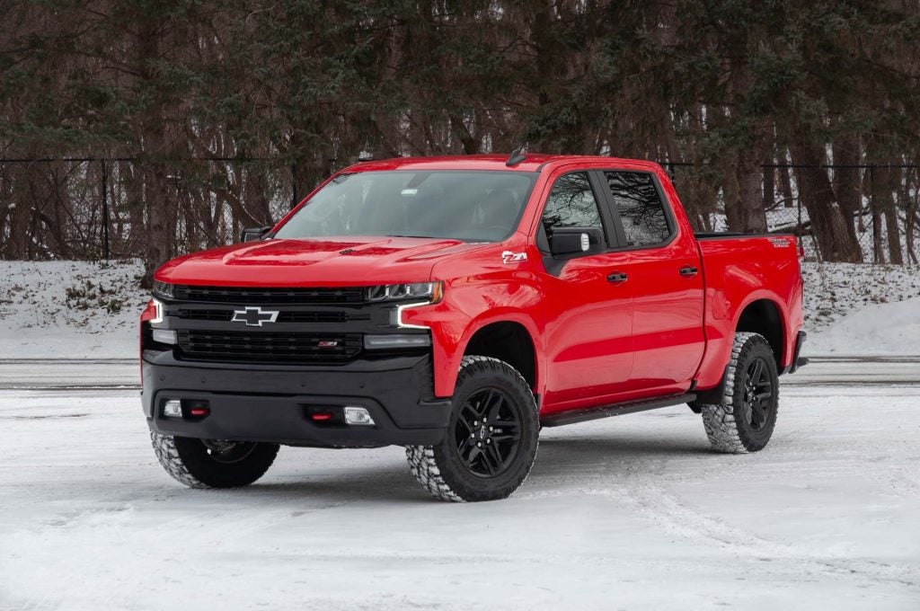 2022 Chevy Silverado in Red