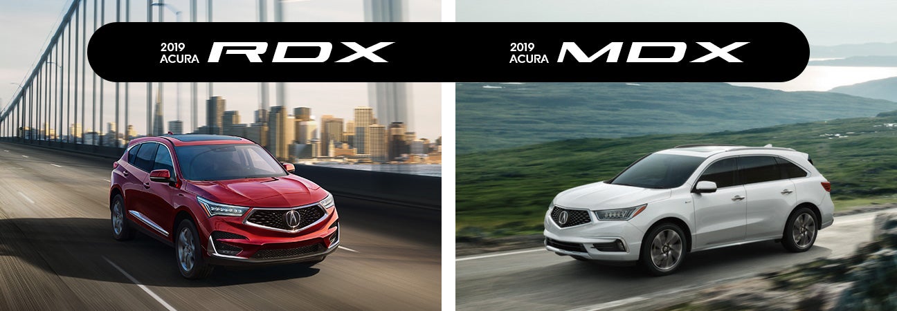 Acura RDX and MDX