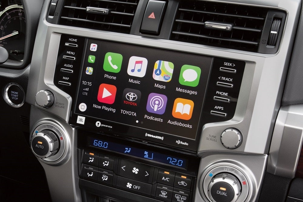 Toyota 4Runner Interior with Apple CarPlay® Technology