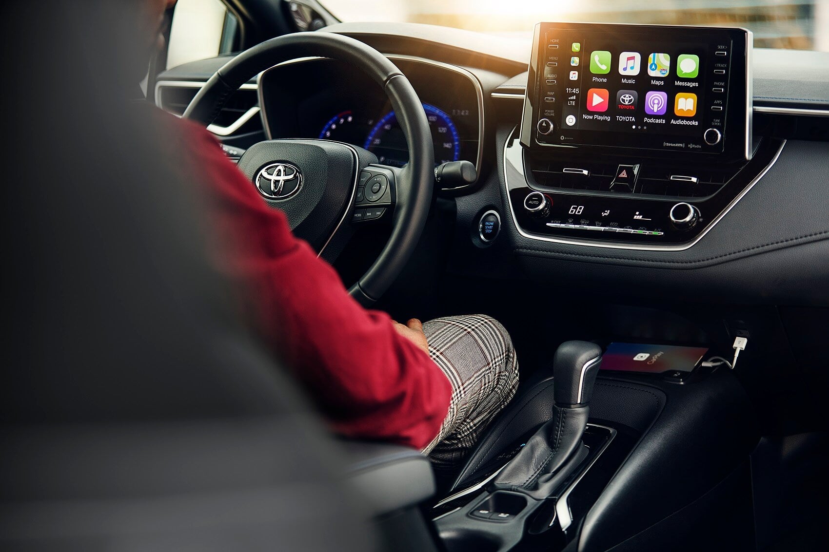 Toyota Corolla Interior with Apple CarPlay® Technology