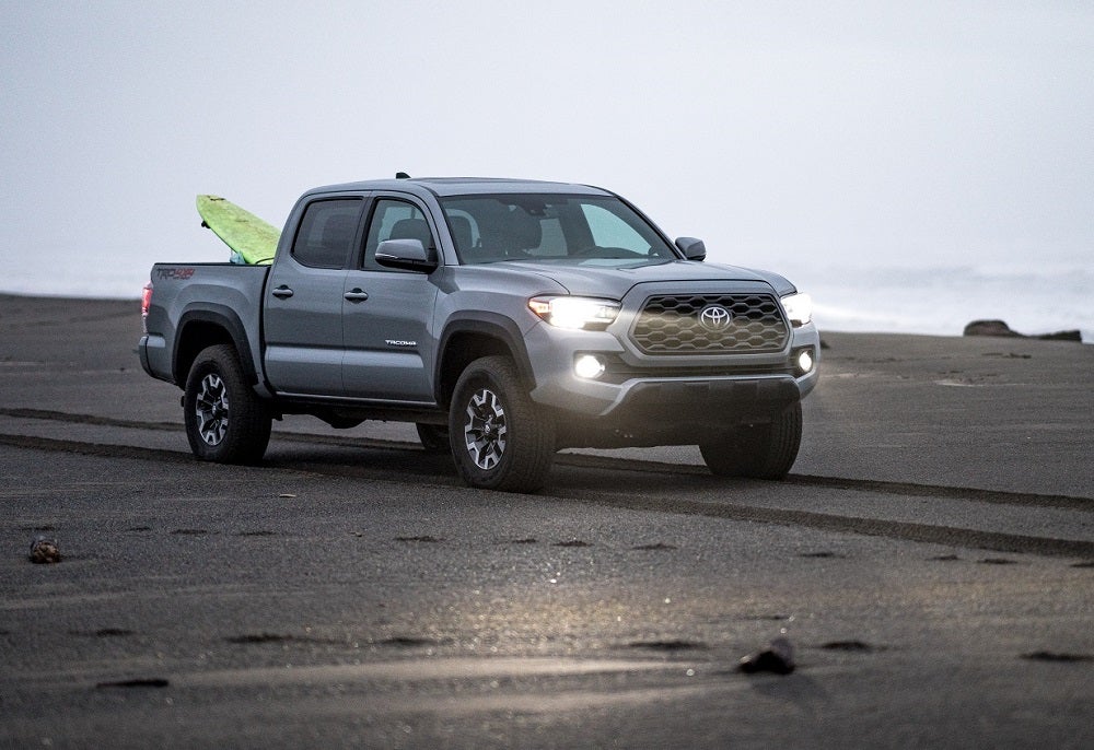 Toyota Tacoma on Beach