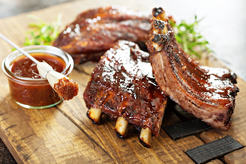 Freshly Cooked BBQ Ribs
