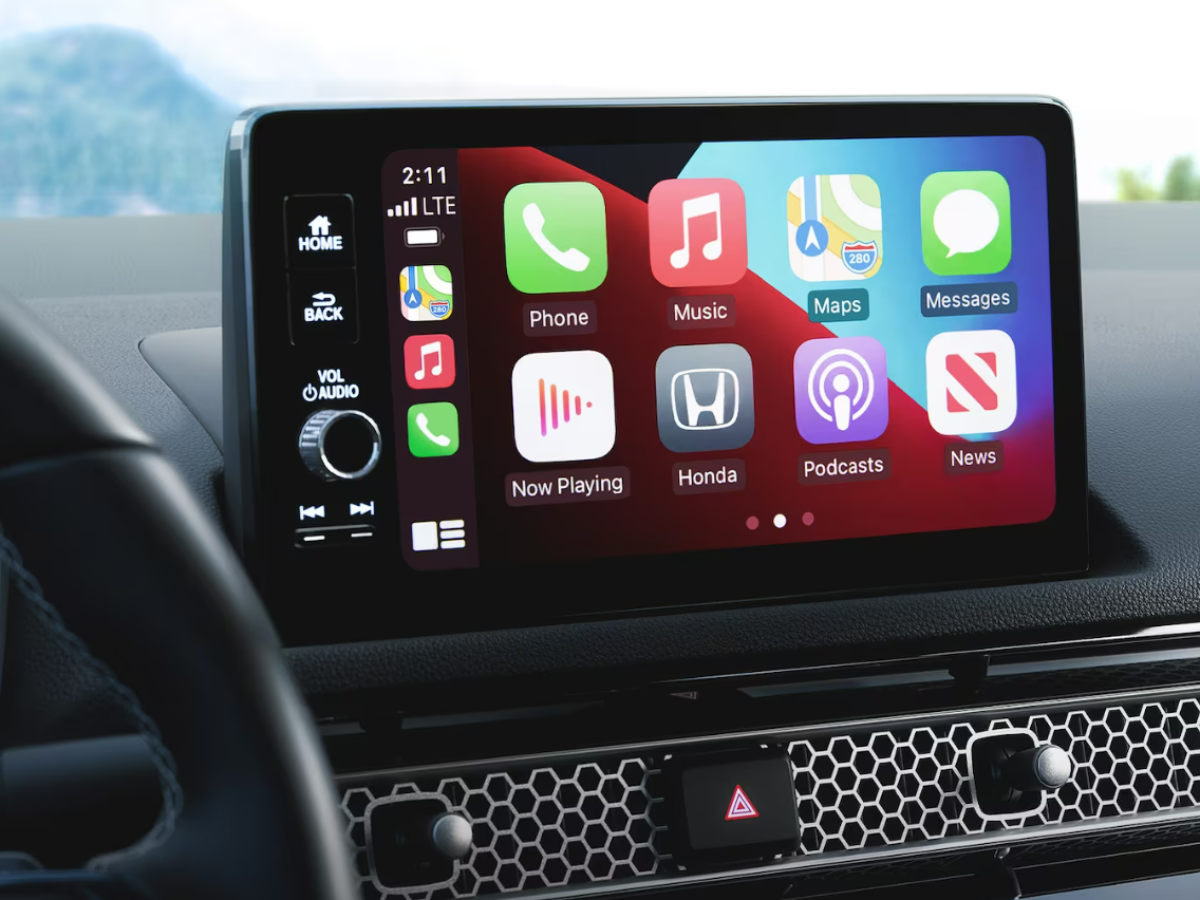 screen of 2024 Honda civic