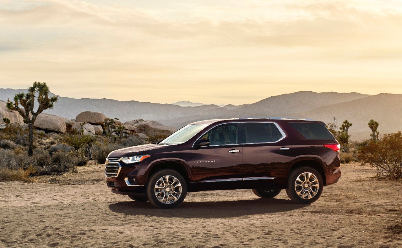 chevy traverse in desert