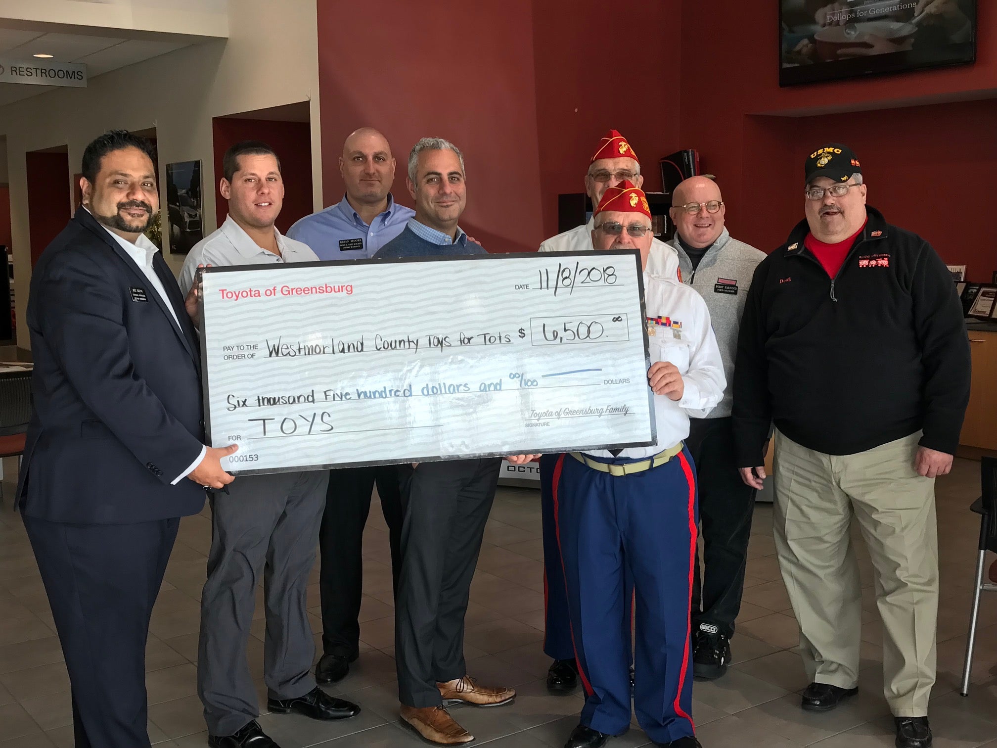 Toys 4 Tots Toyota Greensburg, PA