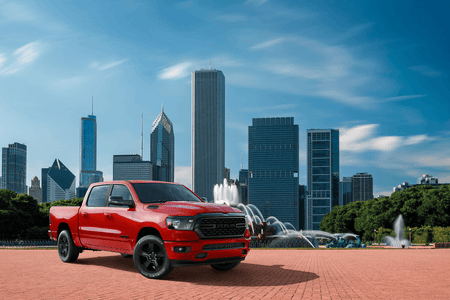 Ram 1500 in the city