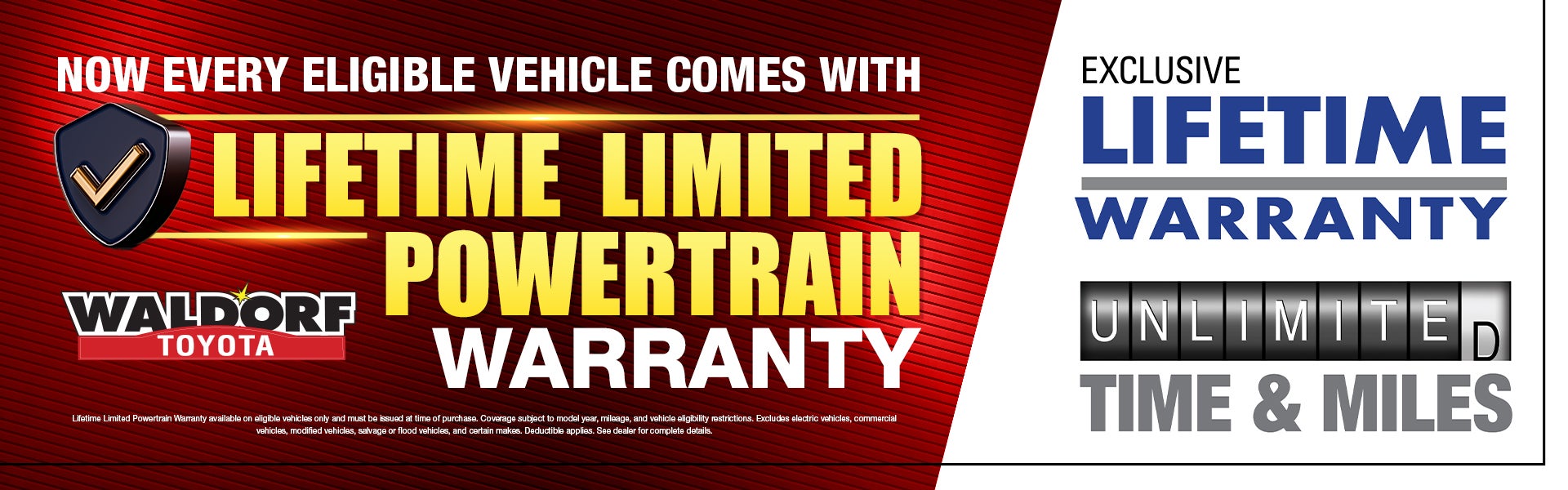 Lexington Park Ford Exclusive Lifetime Limited Powertrain Warranty