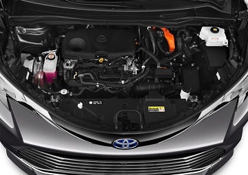 Engine appearance of the 2021 Toyota Sienna available at Wyatt Johnson Toyota