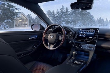 Interior appearance of the 2021 Toyota Avalon available Wyatt Johnson Toyota
