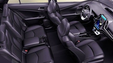 Interior appearance of the 2021 Toyota Prius Prime available at Wyatt Johnson Toyota