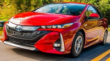Exterior appearance of the 2021 Toyota Prius Prime available at Wyatt Johnson Toyota
