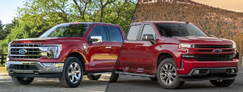 2021 Ford F-150 Vs Chevrolet Silverado 1500