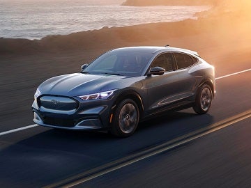 Exterior appearance of the 2021 Ford Mustang Mach-E available at Wyatt Johnson Ford