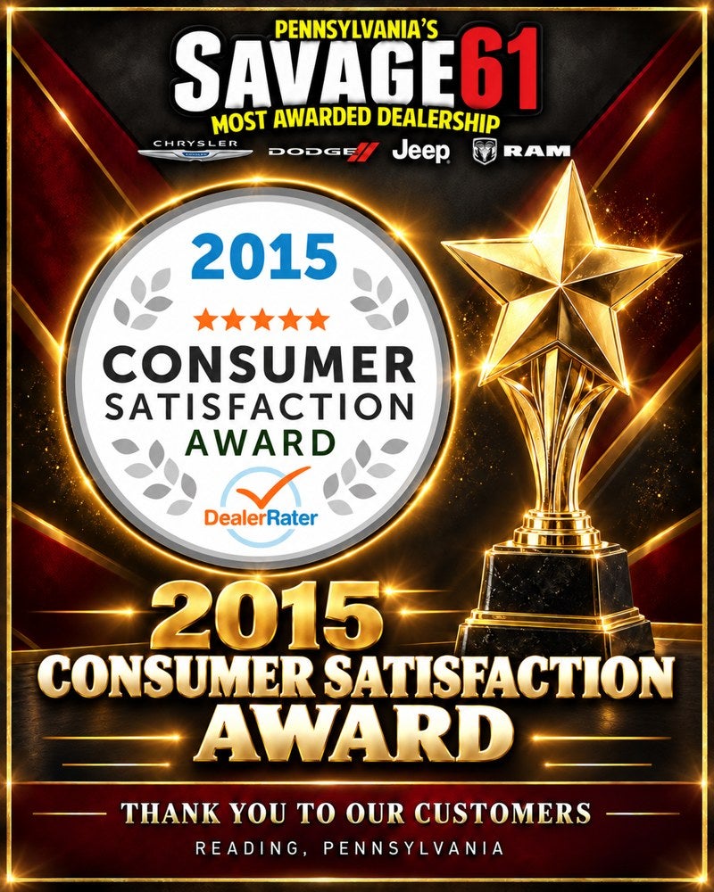 2015 DealerRater Customer Satisfaction Award