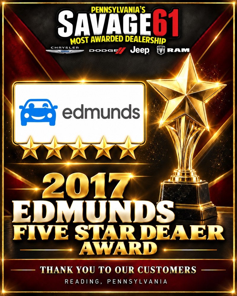 2017 Edmunds 5 Star Dealer Award