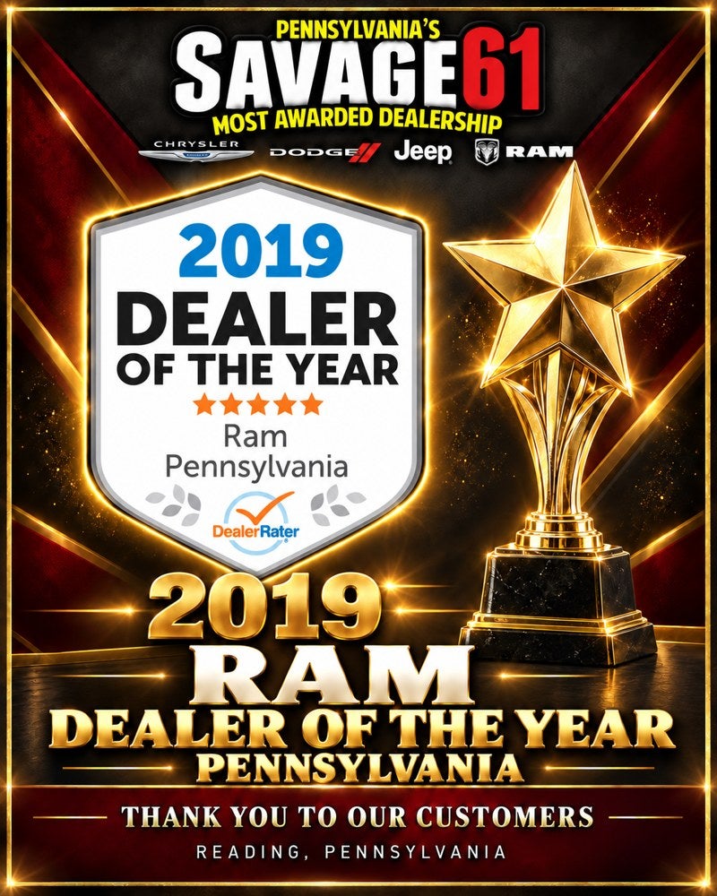 2019 #1 in Pennsylvania: DealerRater Dealer of the Year — Ram