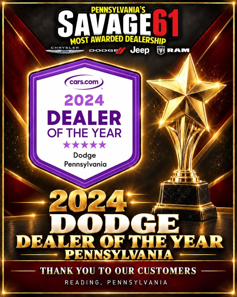 2024 #1 in Pennsylvania: DealerRater Dealer of the Year — Dodge
