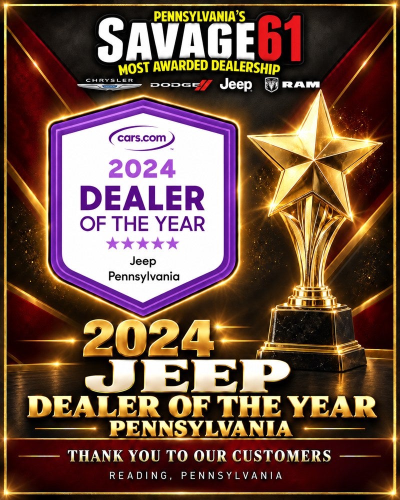 2024 #1 in Pennsylvania: DealerRater Dealer of the Year — Jeep