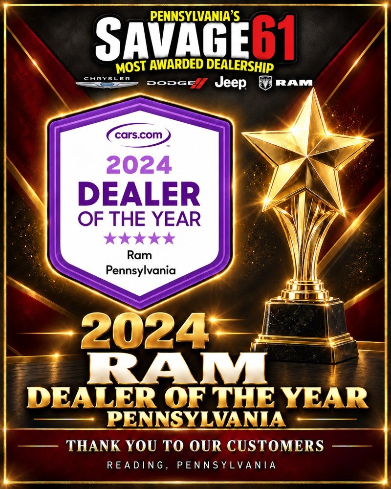 2024 #1 in Pennsylvania: DealerRater Dealer of the Year — Ram