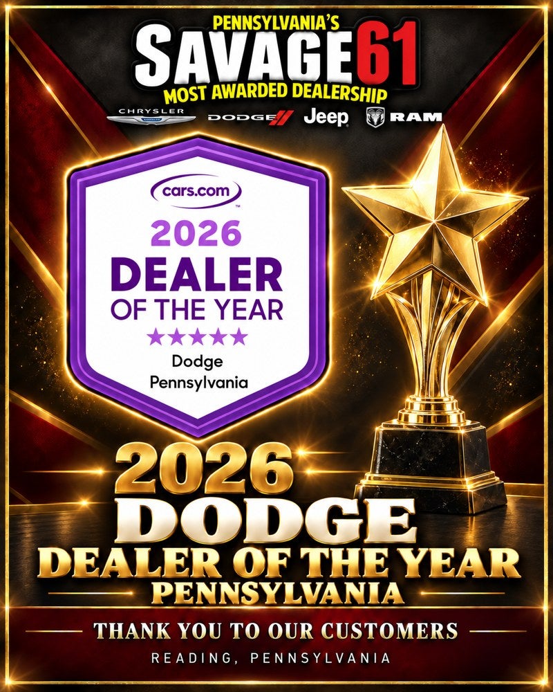 2026 #1 in Pennsylvania: DealerRater Dealer of the Year — Dodge