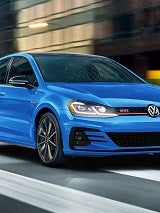 Headlights of the 2021 Volkswagen Golf GTI available at Wyatt Johnson Volkswagen
