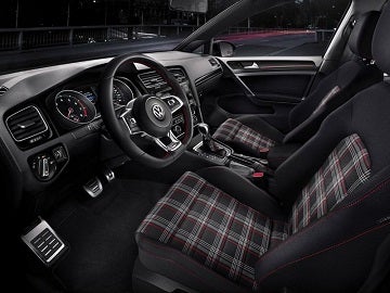 Interior Beauty of the 2021 Volkswagen Golf GTI available at Wyatt Johnson Volkswagen