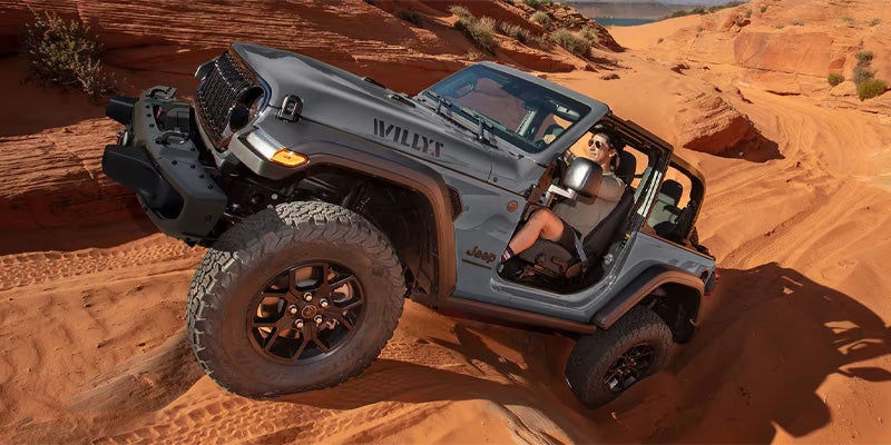 off-roading jeep