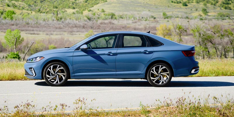 2026 Volkswagen Jetta on road 