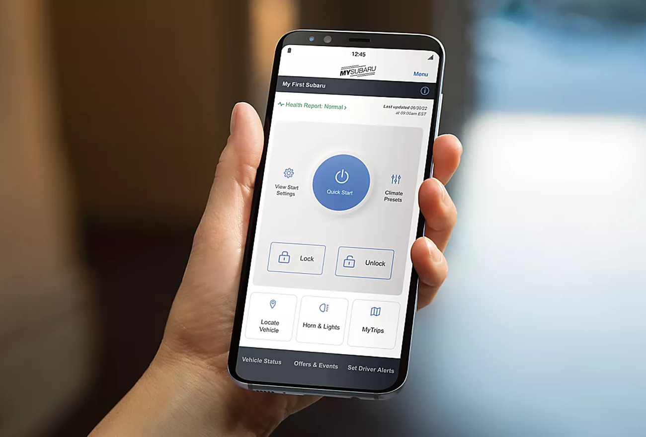 SUBARU STARLINK Safety and Security