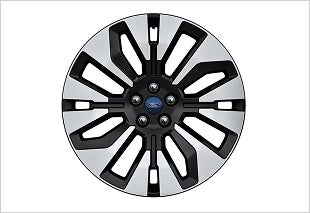 21 inch Bright Machined with Tarnish Dark Pockets Wheel