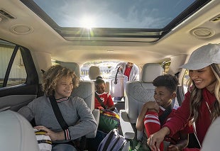 Panoramic Fixed-Glass Roof with Power Sunshade