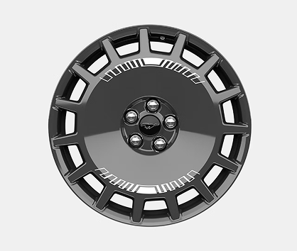 19 inch High-Gloss Dark Carbonized Gray Wheels