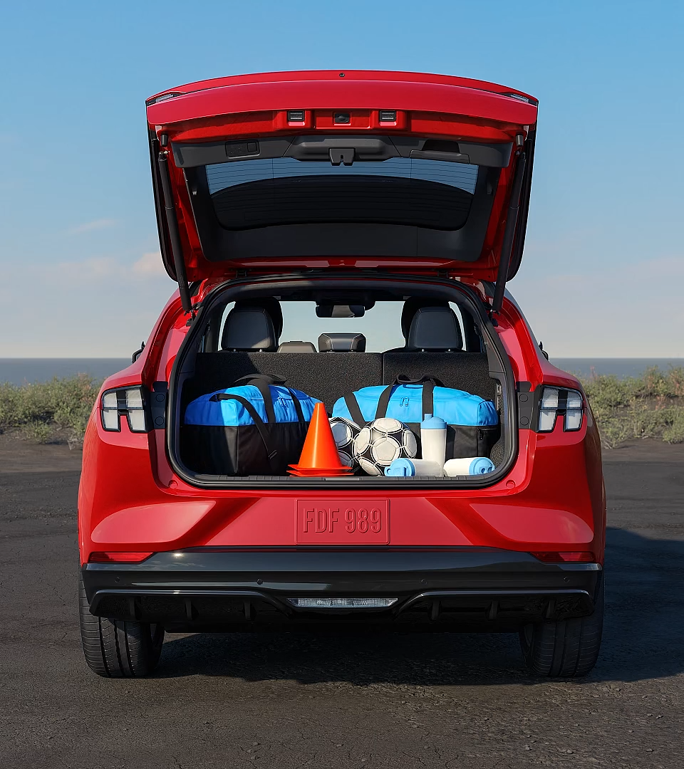 Mustang Mach-E rear cargo space