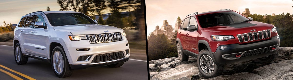 2020 Jeep Cherokee vs 2020 Jeep Grand Cherokee