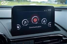 Infotainment appearance of the 2021 Mazda MX-5 Miata available at Wyatt Johnson Mazda