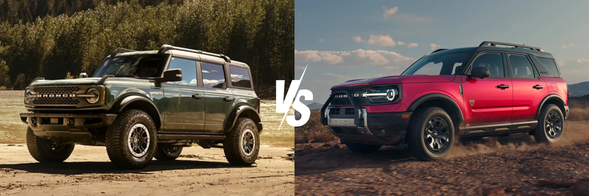 2025 Bronco vs Bronco Sport